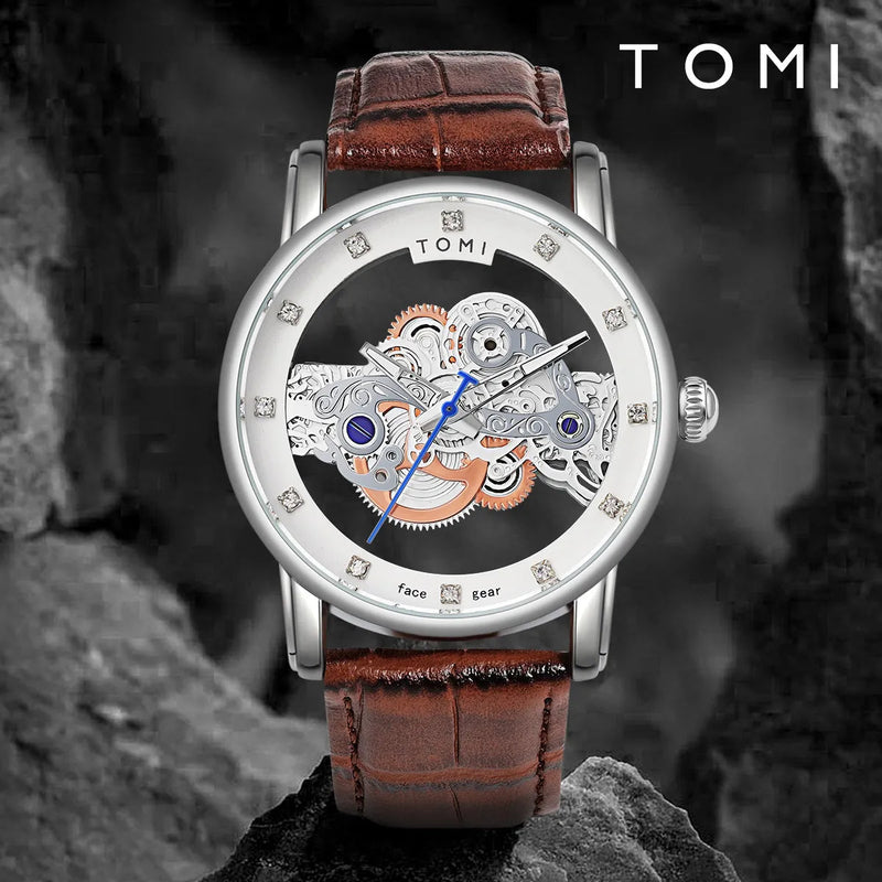 TOMI T-102 Face Gear Dual Strap Watch