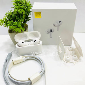 🎧 Pro 2 Wireless Earbuds – Active Noise Cancellation, Deep Bass, Premium Sound